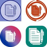 Document Icon Design vector