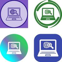 Explore Icon Design vector