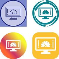 Speed Test Icon Design vector