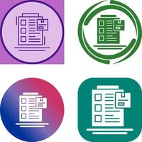 Order List Icon Design vector