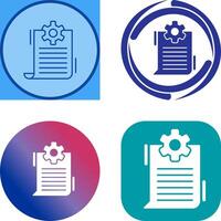 Content Management Icon Design vector
