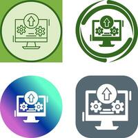 Upload Icon Design vector