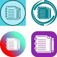 Write Icon Design vector