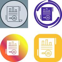 Market Research Icon Design vector