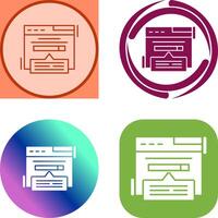 Keyword Search Icon Design vector