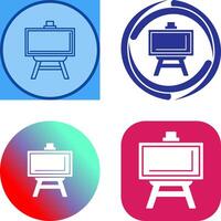 Easel Icon Design vector