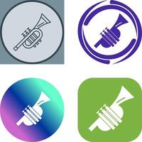 Trumpet Icon Design vector