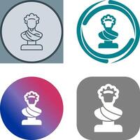 Statue Icon Design vector