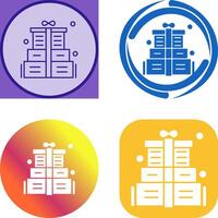 Gift Box Icon Design vector