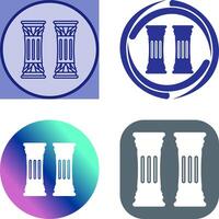 Column Icon Design vector