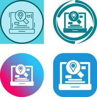 Find Location Icon Design vector