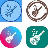 Guitar Icon Design vector