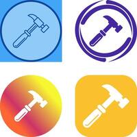 Hammer Icon Design vector