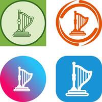 Harp Icon Design vector