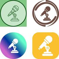 Microphone Icon Design vector