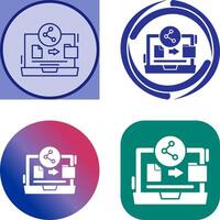 File Share Icon Design vector