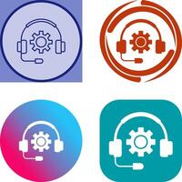 Customer Support Icon Design vector