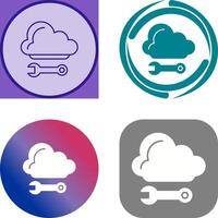 Cloud Computing Icon Design vector