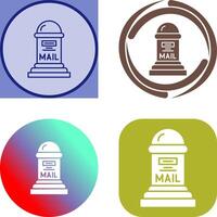Mail Box Icon Design vector