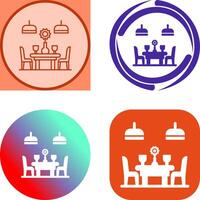 Table Icon Design vector
