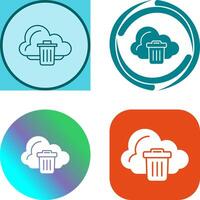 Trash Icon Design vector