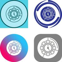 Time Management Icon Design vector
