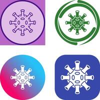 Virus Icon Design vector