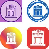 diseño de icono de banco vector