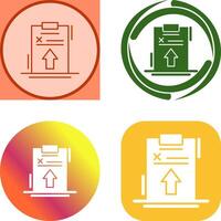 Upload Icon Design vector