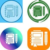 Journal Icon Design vector