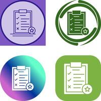Task List Icon Design vector