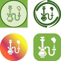 Hookah Icon Design vector