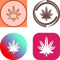 Weed Icon Design vector