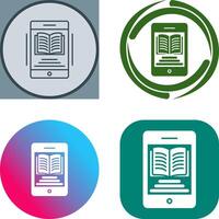 Ebook Icon Design vector