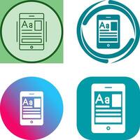 Education App Icon Design vector