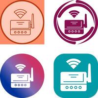 Wifi Router Icon Design vector