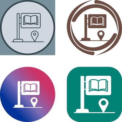Sign Board Icon Design