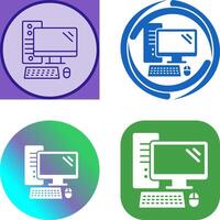 Computer Icon Design vector