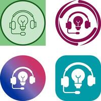 diseño de icono de auriculares vector