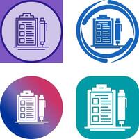 Check List Icon Design vector