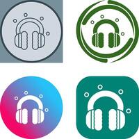 Earmuff Icon Design vector