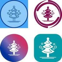 Pine Tree Icon Design vector