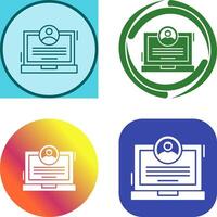 CV Icon Design vector