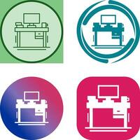 Desk Icon Design vector