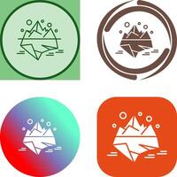 Iceberg Icon Design vector