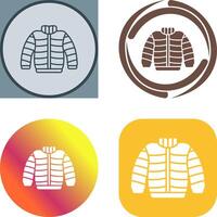 Winter Clothes Icon Design vector