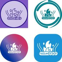 Bonfire Icon Design vector
