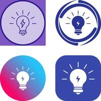 Light Bulb Icon Design vector