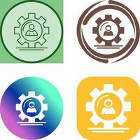Management Icon Design vector