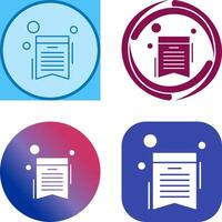 Wishlist Icon Design vector